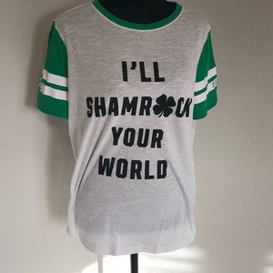 NWOT Pink St. Patrick’s Day shirt